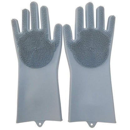 Magic Silicone Cleaning Hand Gloves for Kitchen