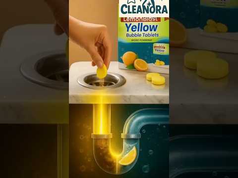 Foaming Drain Cleaning Tablets for Sink, Pipes & Disposal